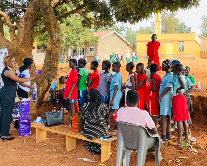 Menstrual health awareness session at Lubugumu UMEA Primary School